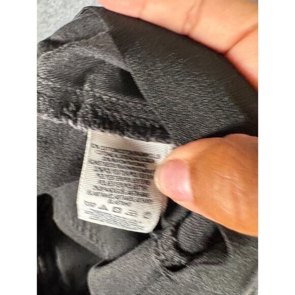 Free People Pants Women 27 Black Pull On High Rise Exagerated Flare Boho Stretch - Picture 7 of 8